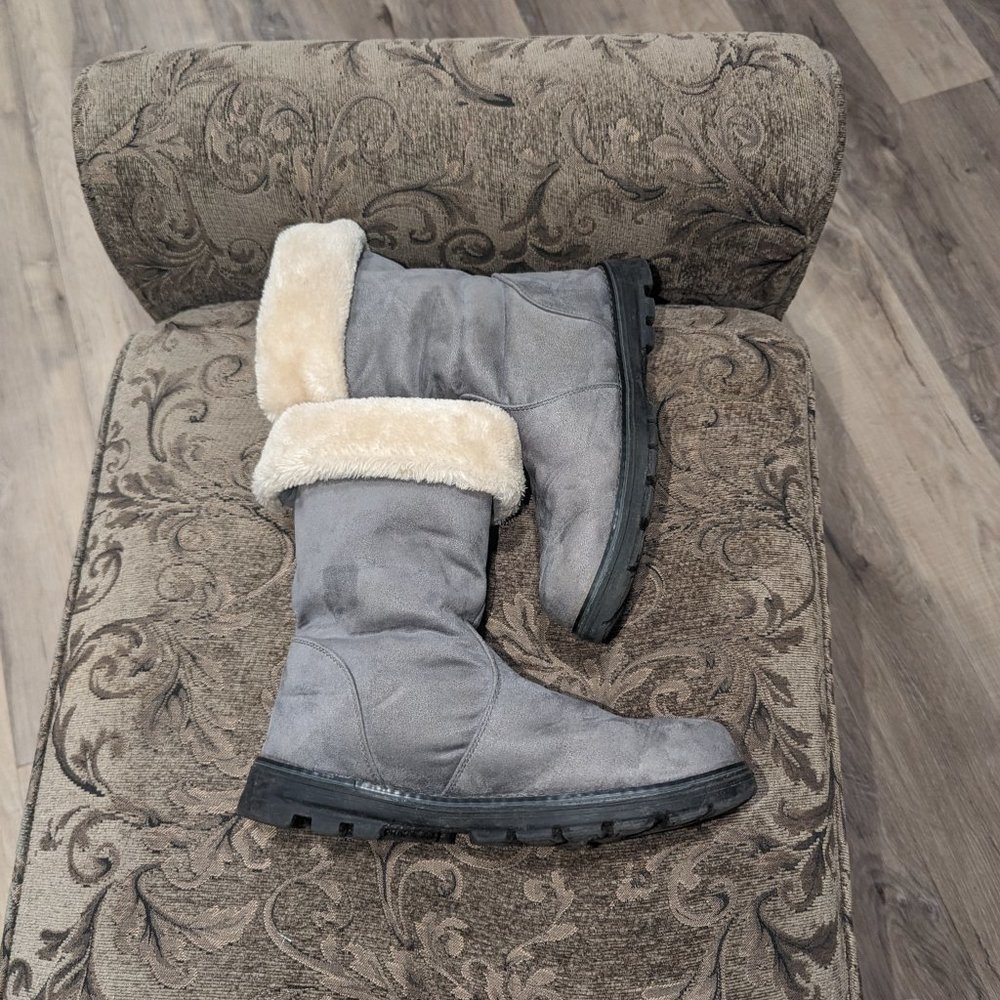 Olive Street Women'S Marissa Foldover Boots 8.5-9 - Picture 4 of 6